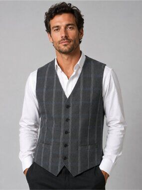Joseph Abboud Linen Vest